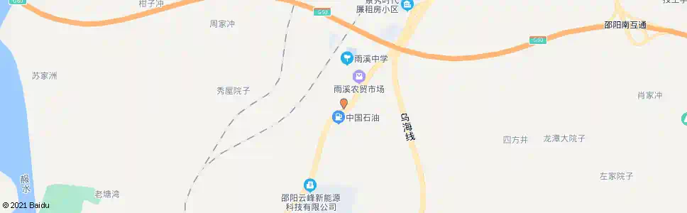 邵阳雨溪公墓_公交站地图_邵阳公交_妙搜公交查询2025