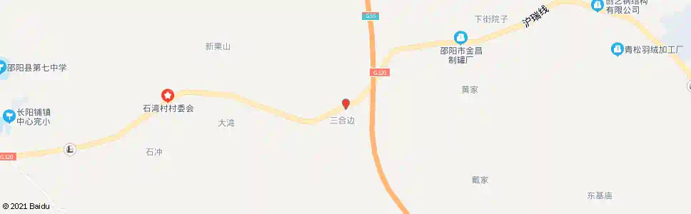 邵阳三合边_公交站地图_邵阳公交_妙搜公交查询2025