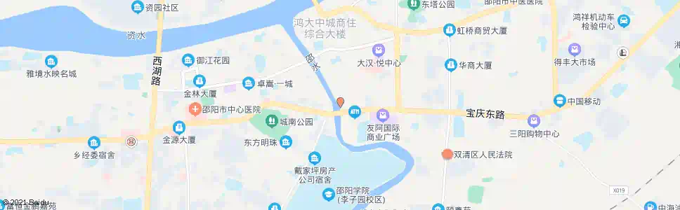 邵阳六中路口_公交站地图_邵阳公交_妙搜公交查询2025