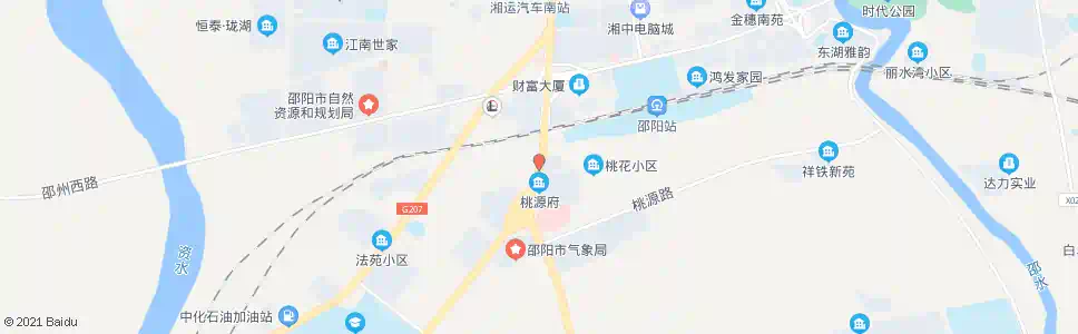 邵阳市精神病医院_公交站地图_邵阳公交_妙搜公交查询2025