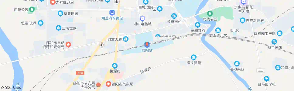 邵阳火车南站_公交站地图_邵阳公交_妙搜公交查询2025