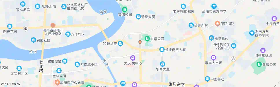 邵阳广场北_公交站地图_邵阳公交_妙搜公交查询2025