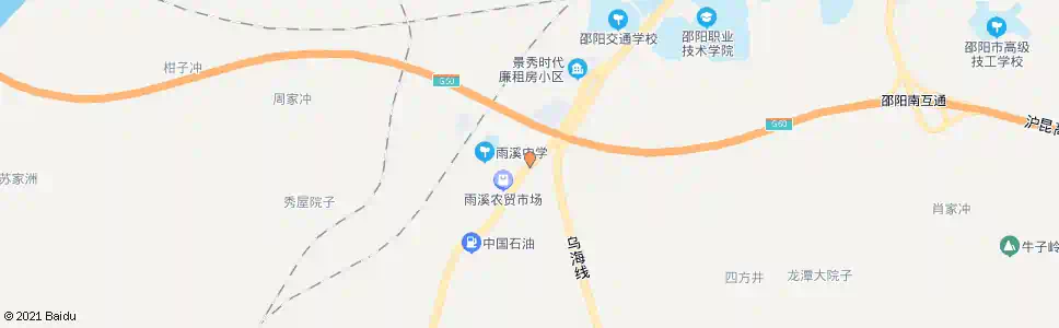 邵阳雨溪桥_公交站地图_邵阳公交_妙搜公交查询2025
