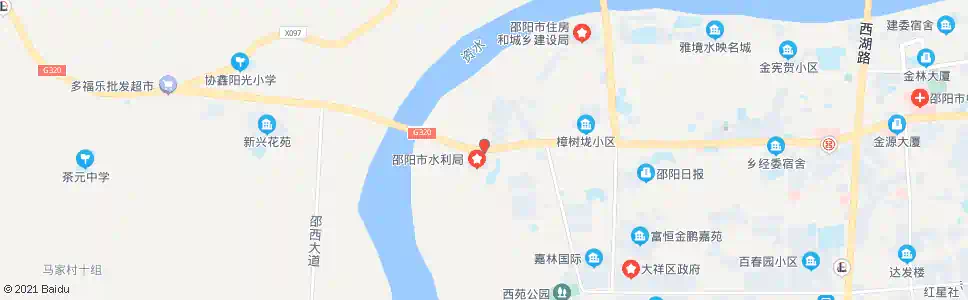 邵阳资江二桥东_公交站地图_邵阳公交_妙搜公交查询2025