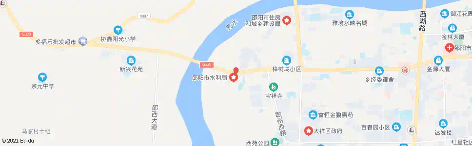 邵阳资江二桥(东)_公交站地图_邵阳公交_妙搜公交查询2025