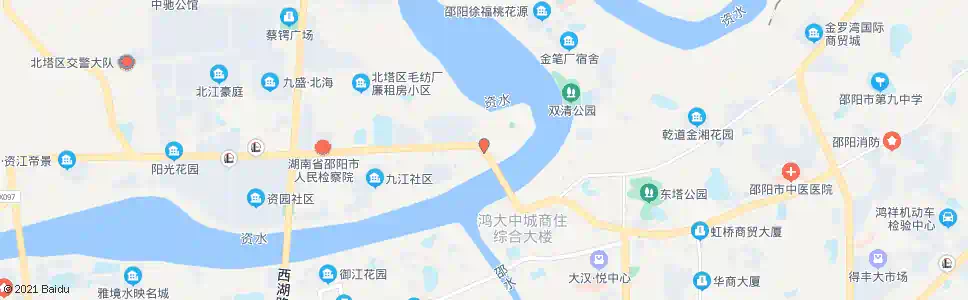邵阳资江一桥(西)_公交站地图_邵阳公交_妙搜公交查询2025