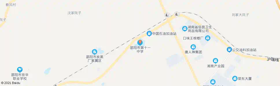 邵阳十一中_公交站地图_邵阳公交_妙搜公交查询2025