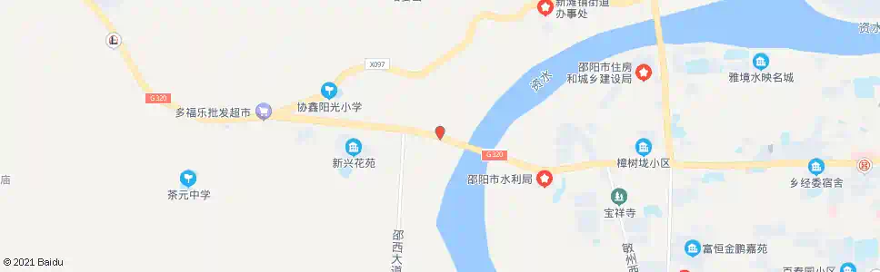 邵阳资江二桥西_公交站地图_邵阳公交_妙搜公交查询2025