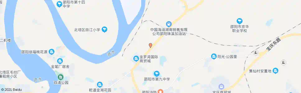 邵阳一化工厂_公交站地图_邵阳公交_妙搜公交查询2025
