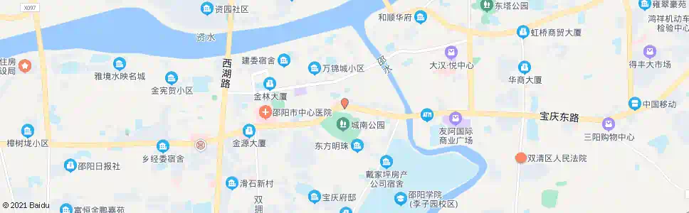 邵阳城南公园_公交站地图_邵阳公交_妙搜公交查询2025
