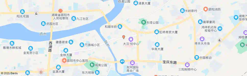 邵阳东风市场_公交站地图_邵阳公交_妙搜公交查询2025