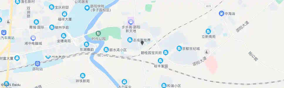 邵阳绿城水郡_公交站地图_邵阳公交_妙搜公交查询2025