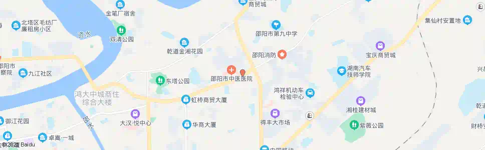 邵阳市中医医院_公交站地图_邵阳公交_妙搜公交查询2025