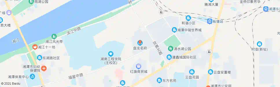 湘潭盘龙名府(韶山东路)_公交站地图_湘潭公交_妙搜公交查询2025