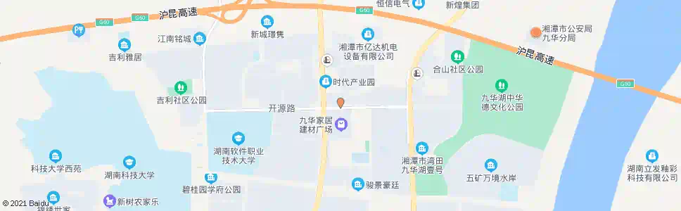 湘潭九华管委会西门_公交站地图_湘潭公交_妙搜公交查询2025