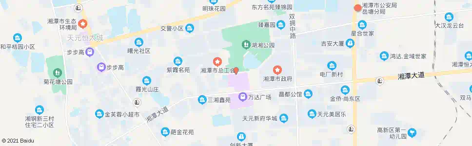 湘潭石峰公园_公交站地图_湘潭公交_妙搜公交查询2025