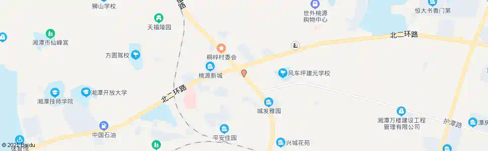 湘潭桃园路口_公交站地图_湘潭公交_妙搜公交查询2025