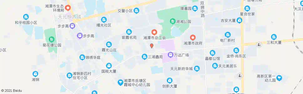 湘潭广电中心(东方红广场)_公交站地图_湘潭公交_妙搜公交查询2025