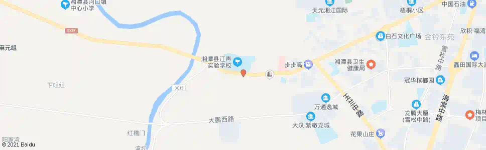湘潭江声中学_公交站地图_湘潭公交_妙搜公交查询2025