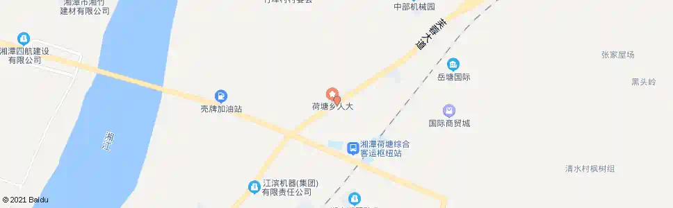 湘潭荷塘乡政府_公交站地图_湘潭公交_妙搜公交查询2025