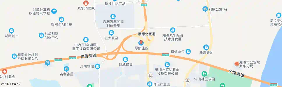 湘潭潭邵佳园_公交站地图_湘潭公交_妙搜公交查询2025
