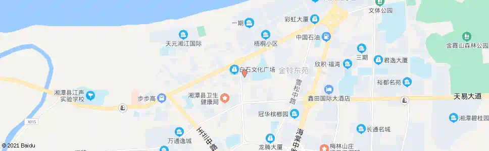 湘潭白石花园(上海农商银行)_公交站地图_湘潭公交_妙搜公交查询2025