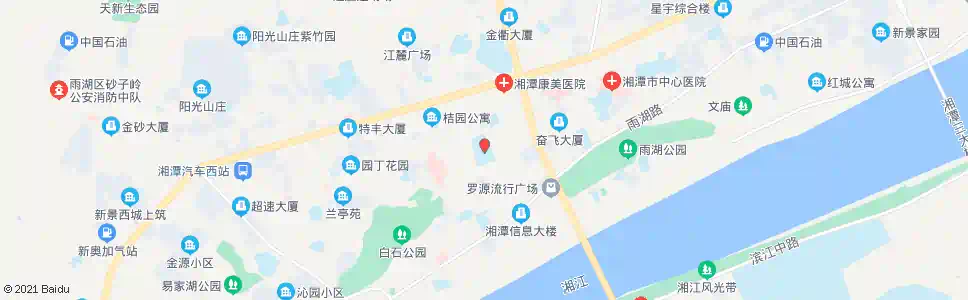 湘潭二中_公交站地图_湘潭公交_妙搜公交查询2025