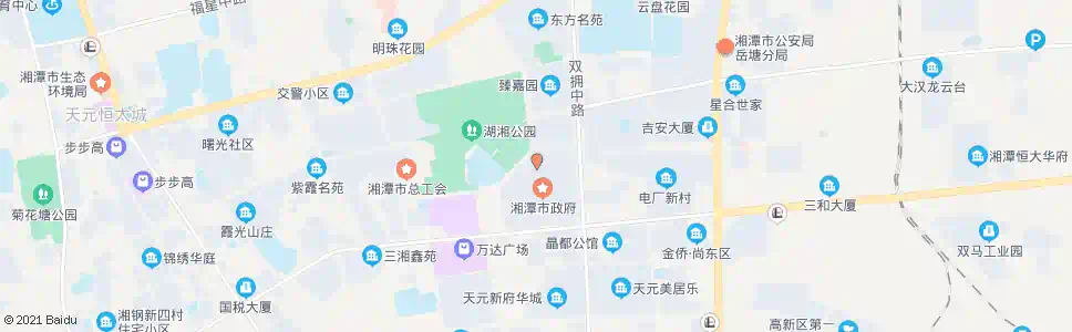 湘潭市人大_公交站地图_湘潭公交_妙搜公交查询2025