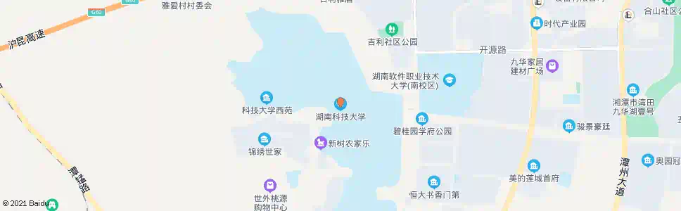 湘潭科技大学_公交站地图_湘潭公交_妙搜公交查询2025