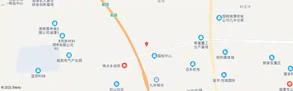 湘潭建荣车辆检测站(南)_公交站地图_湘潭公交_妙搜公交查询2025