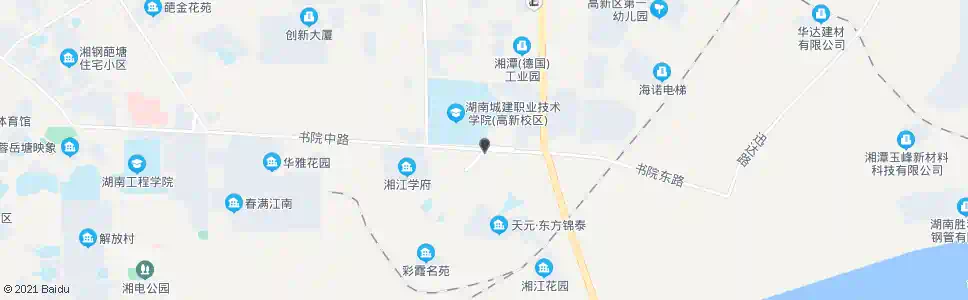湘潭湖南建院(高新校区)_公交站地图_湘潭公交_妙搜公交查询2025
