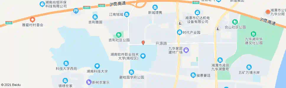 湘潭金水湾_公交站地图_湘潭公交_妙搜公交查询2025