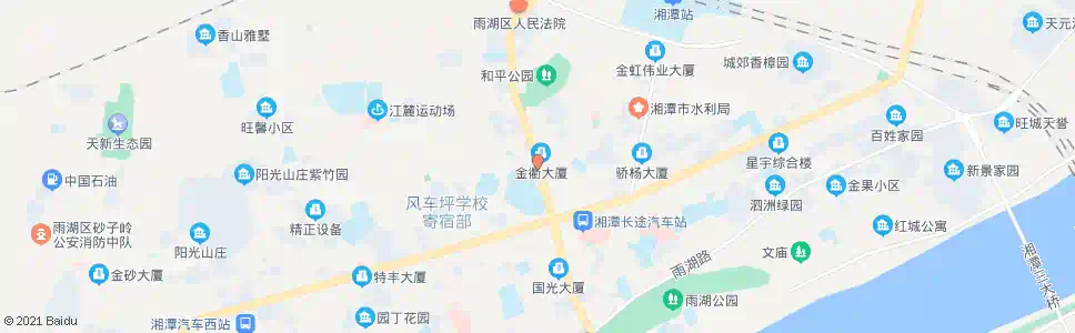 湘潭湘运总公司(眼科医院)_公交站地图_湘潭公交_妙搜公交查询2025