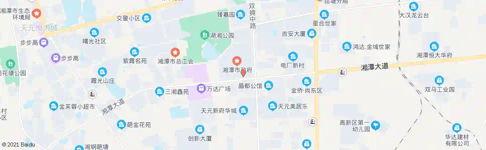 湘潭锦源广场(市政府)_公交站地图_湘潭公交_妙搜公交查询2025