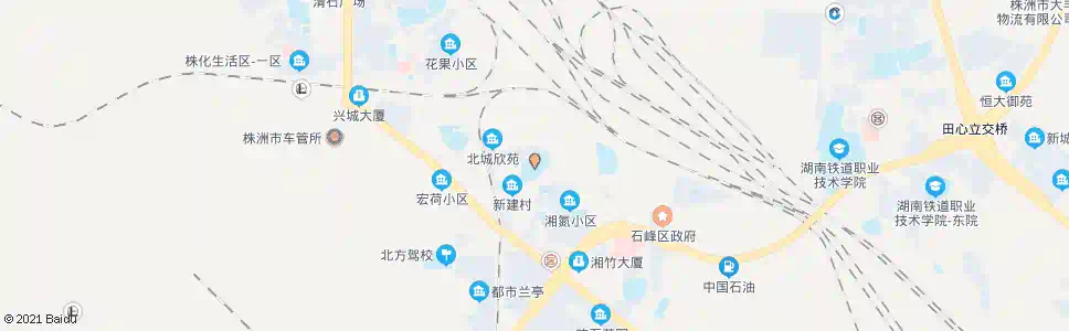 湘潭外国语石峰学校_公交站地图_湘潭公交_妙搜公交查询2025