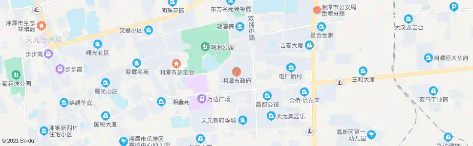 湘潭市政府_公交站地图_湘潭公交_妙搜公交查询2025