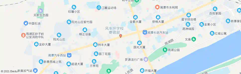 湘潭解放北路(芙蓉电影院)_公交站地图_湘潭公交_妙搜公交查询2025