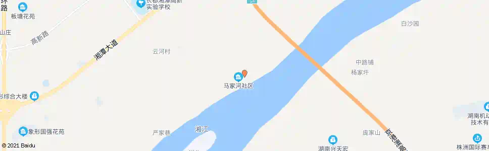 湘潭滑步塘_公交站地图_湘潭公交_妙搜公交查询2025