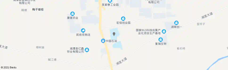 湘潭张家冲(老九华中学)_公交站地图_湘潭公交_妙搜公交查询2025