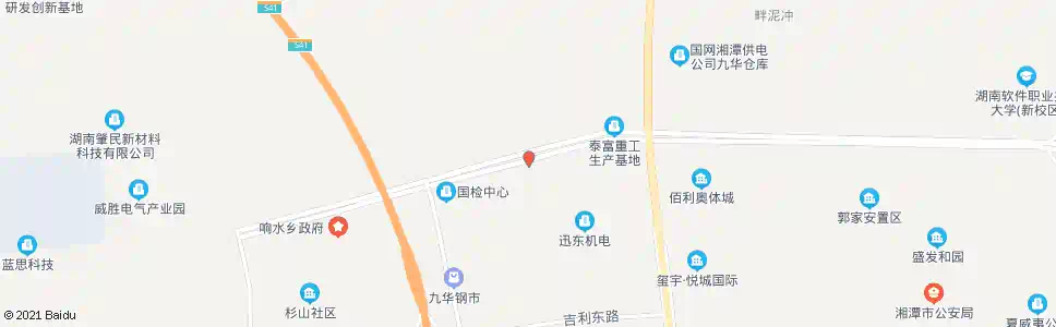 湘潭泰富重工(奔驰东路)_公交站地图_湘潭公交_妙搜公交查询2025