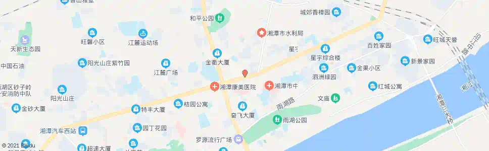 湘潭电脑大市场_公交站地图_湘潭公交_妙搜公交查询2025
