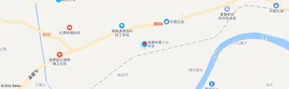 湘潭十七总_公交站地图_湘潭公交_妙搜公交查询2025