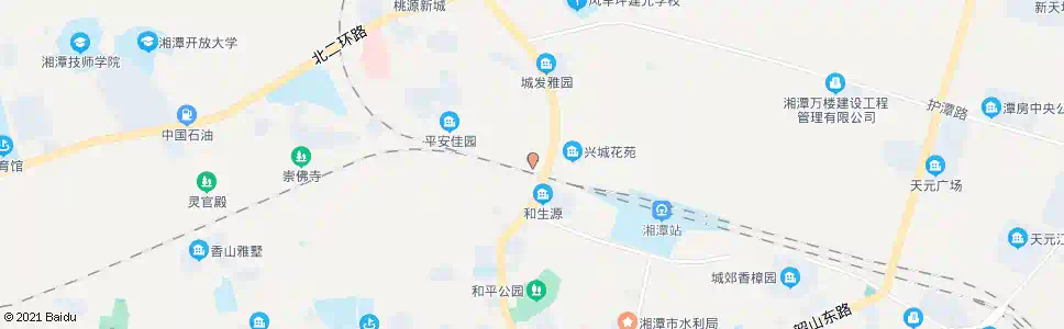 湘潭二纺厂_公交站地图_湘潭公交_妙搜公交查询2025