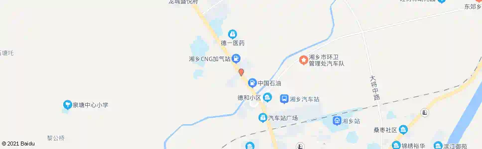 湘潭德馨小区_公交站地图_湘潭公交_妙搜公交查询2025