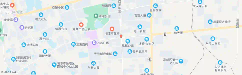 湘潭双拥(丝绸)南路_公交站地图_湘潭公交_妙搜公交查询2025