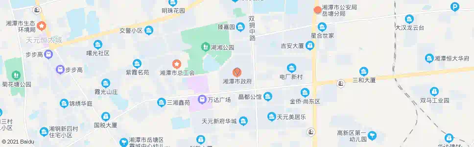 湘潭市政府大楼_公交站地图_湘潭公交_妙搜公交查询2025