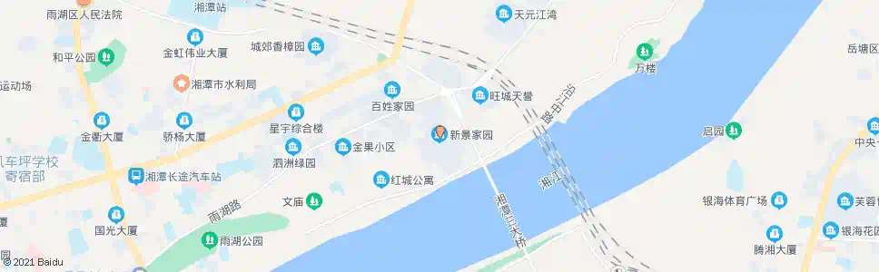 湘潭新景家园_公交站地图_湘潭公交_妙搜公交查询2025