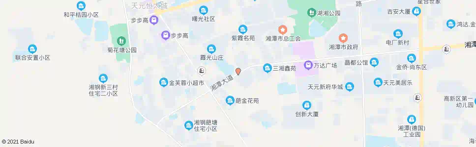 湘潭十二中_公交站地图_湘潭公交_妙搜公交查询2025