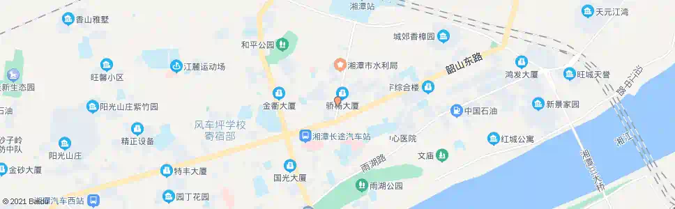湘潭园林处_公交站地图_湘潭公交_妙搜公交查询2025