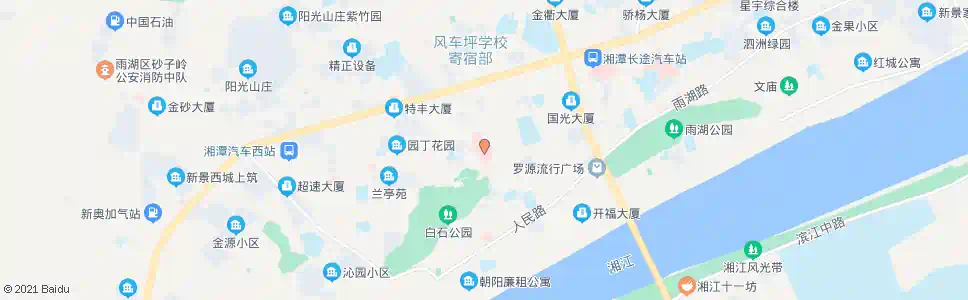 湘潭二医院_公交站地图_湘潭公交_妙搜公交查询2025